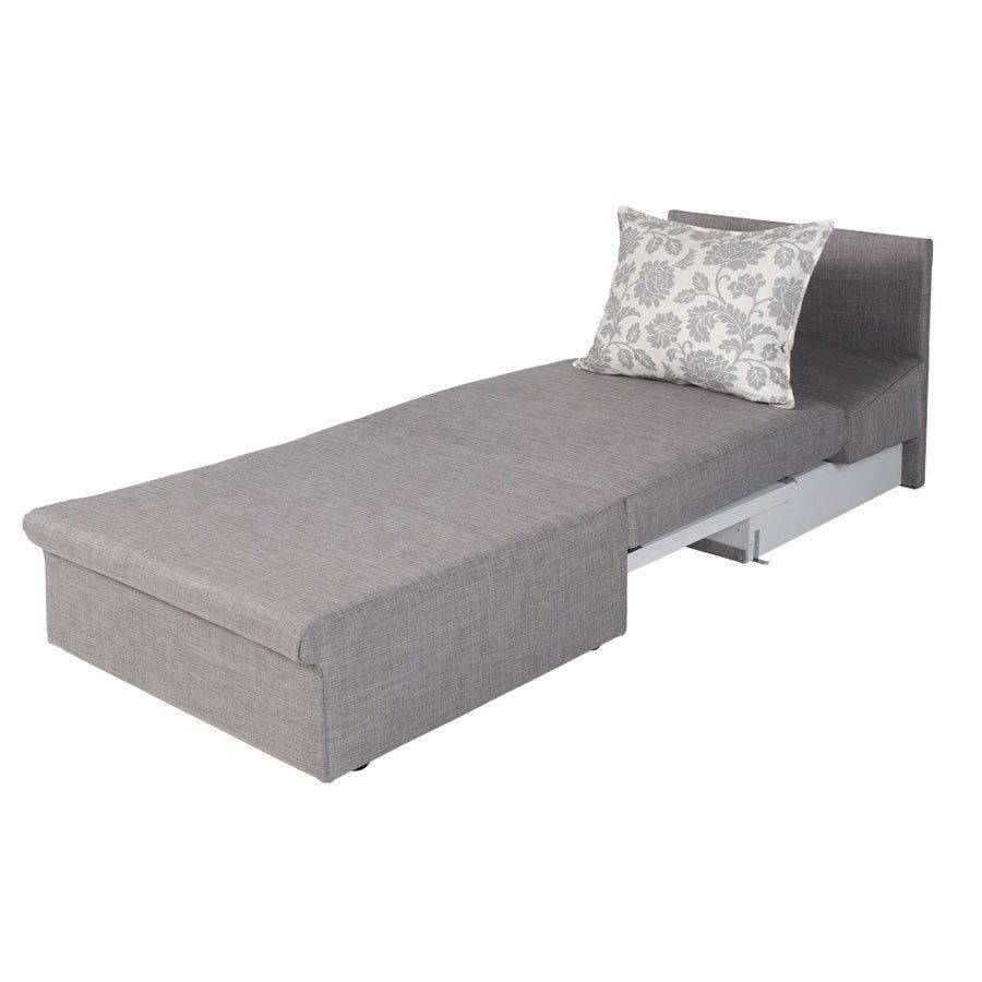 single sleeper couch open
